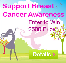 Support Breast Cancer Awareness - Enter to Win $500 Prize