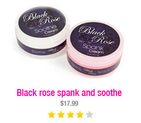 Black rose spank and soothe