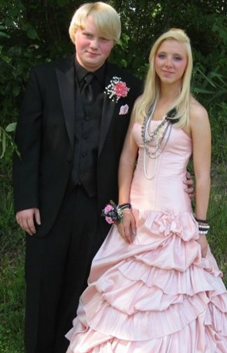 Here is us at my senior prom
