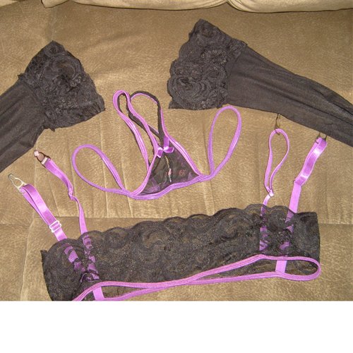 Garter Belt, Thong and Stockings