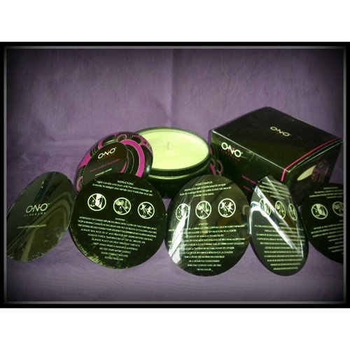 Ono Pleasure Massage Candle FV&amp;SB- Packaging