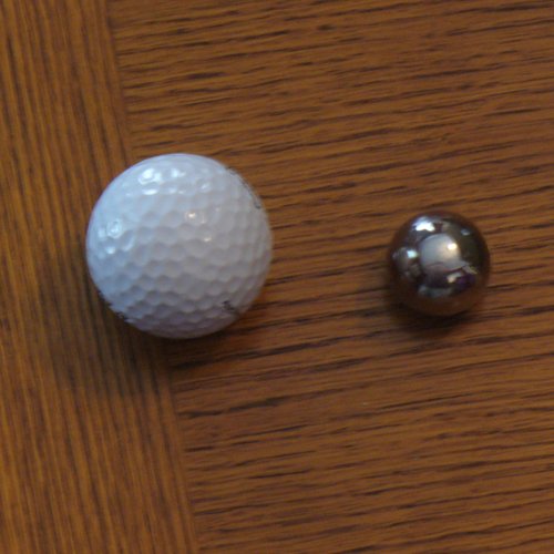 golf ball and weighted orgasm ball