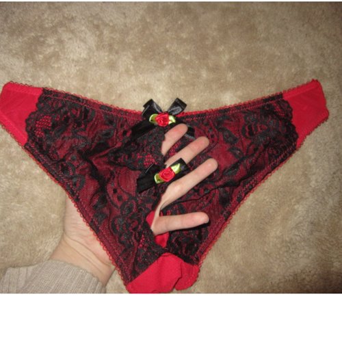 Back of panties -- opaque, and open.
