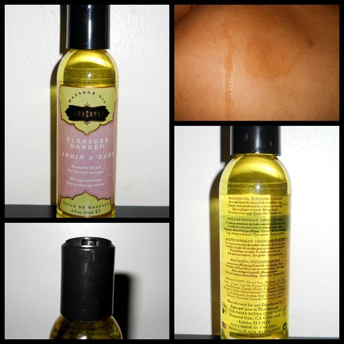 Pleasure Garden Massage Oil Collage