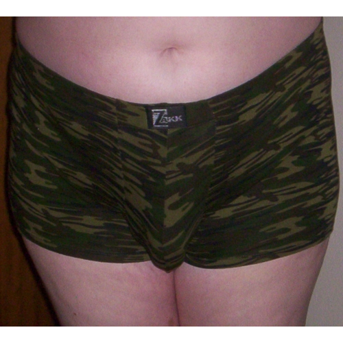 Front view - XL boxers with Mr Right packer